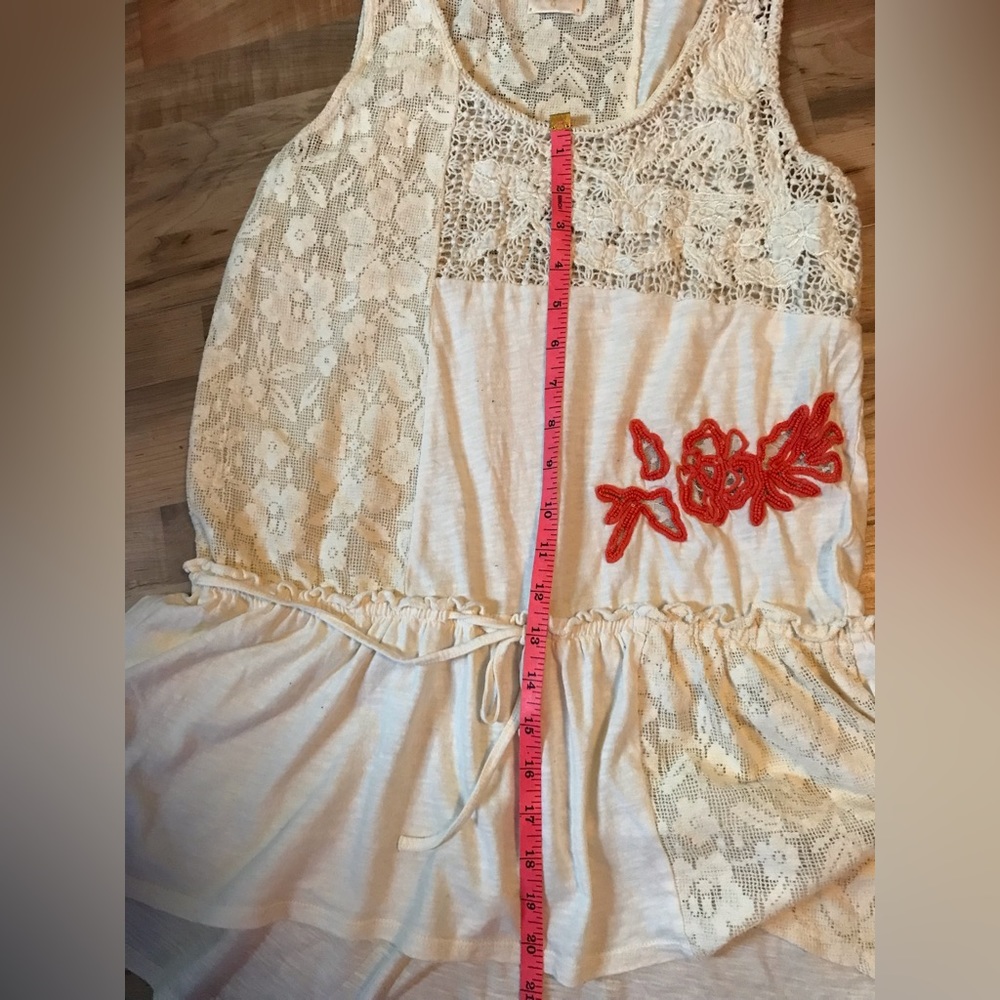 Anthro - Ric Rac Beaded Tunic Tank - Picture 8 of 11